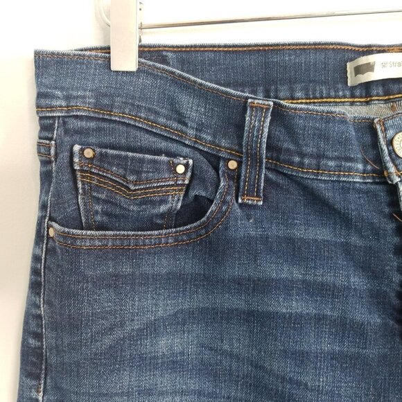 Levi's 505 Straight Leg Women's Jeans 34x30 - Picture 2 of 9